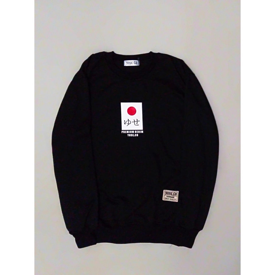 SWEATER CREWNECK JAPAN YUSE / JAKET CREWNECK YUSE / CREWNECK PRIA WANITA DISTRO / CREWNECK TERBARU 2021