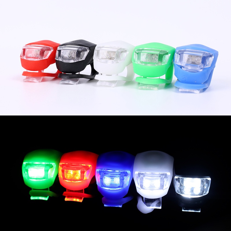 Lampu Depan / Belakang Sepeda MTB LED Anti Air