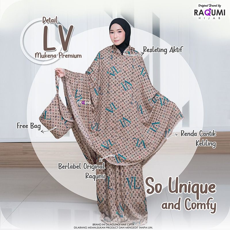 LV MUKENA PREMIUM BY ORI RAQUMI HIJAB