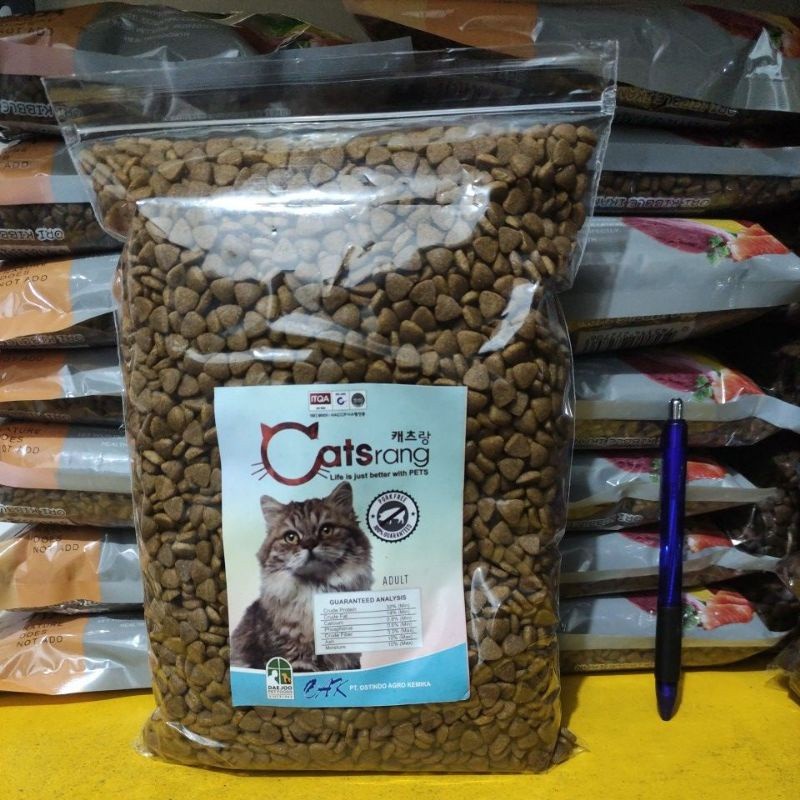 Catsrang All Life Stages Repack 1kg 1 kg Makanan Kucing Age Semua Umur