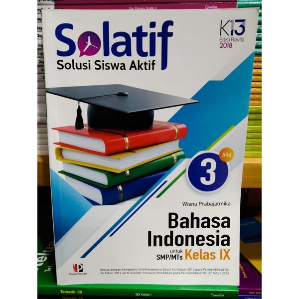 Jual Solatif Solusi Siswa Aktif Bahasa Indonesia Kelas 9 SMP K13 Revisi ...