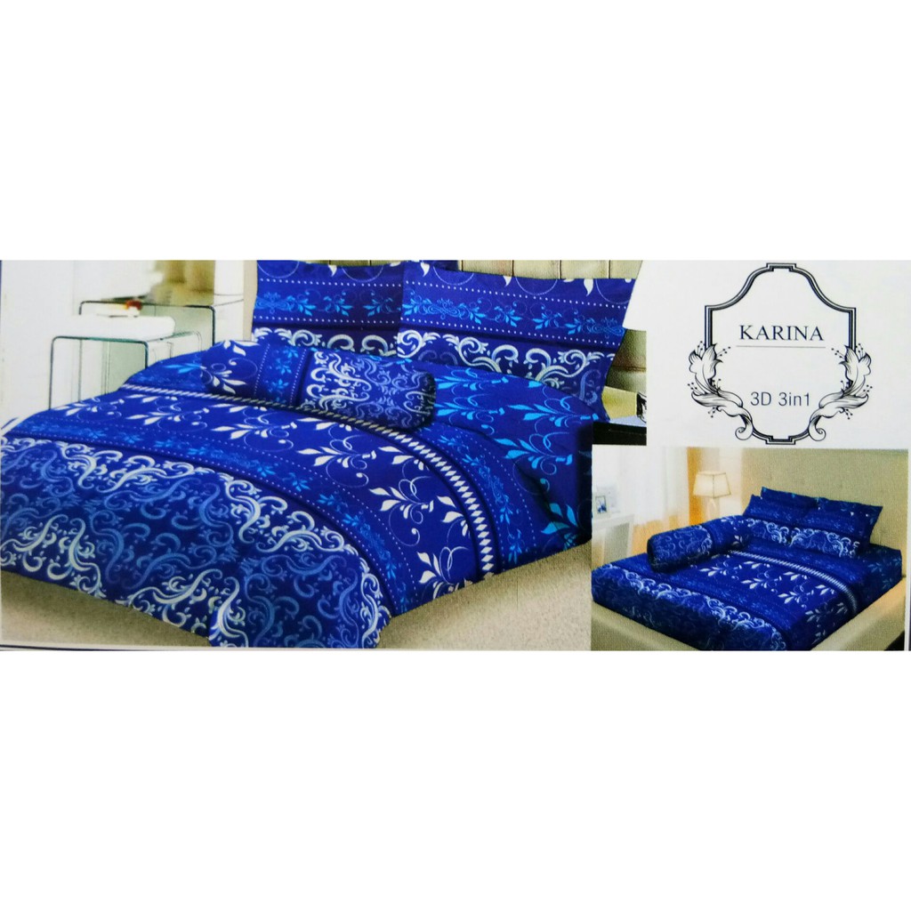 Ronaco Bonita Set Sprei King Size 3d Monica 180x200 Cm 