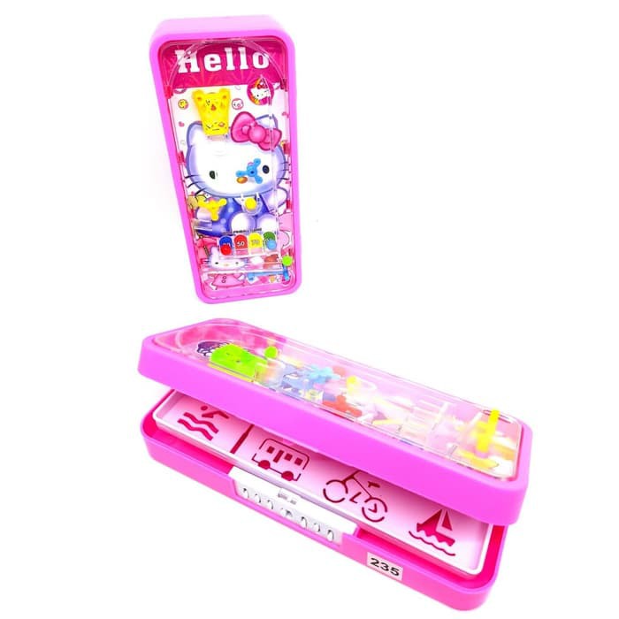 

Kotak pensil kode mainan pinball tempat pensil password anak sekolah