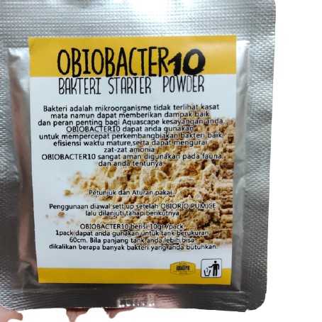 OBIO BAKTERI BUBUK AQUASCAPE BAKTERI STARTER