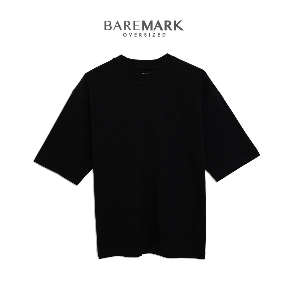 Jual Oversized T Shirt Black Kaos Polos Oversize Hitam Baremark