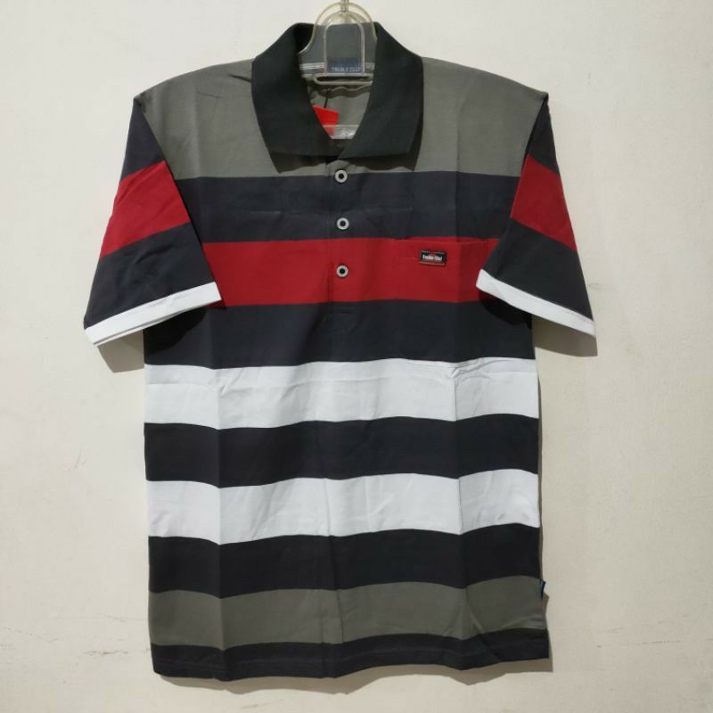 KAOS KERAH SALUR PRIA XL/KAOS KERAH PRIA