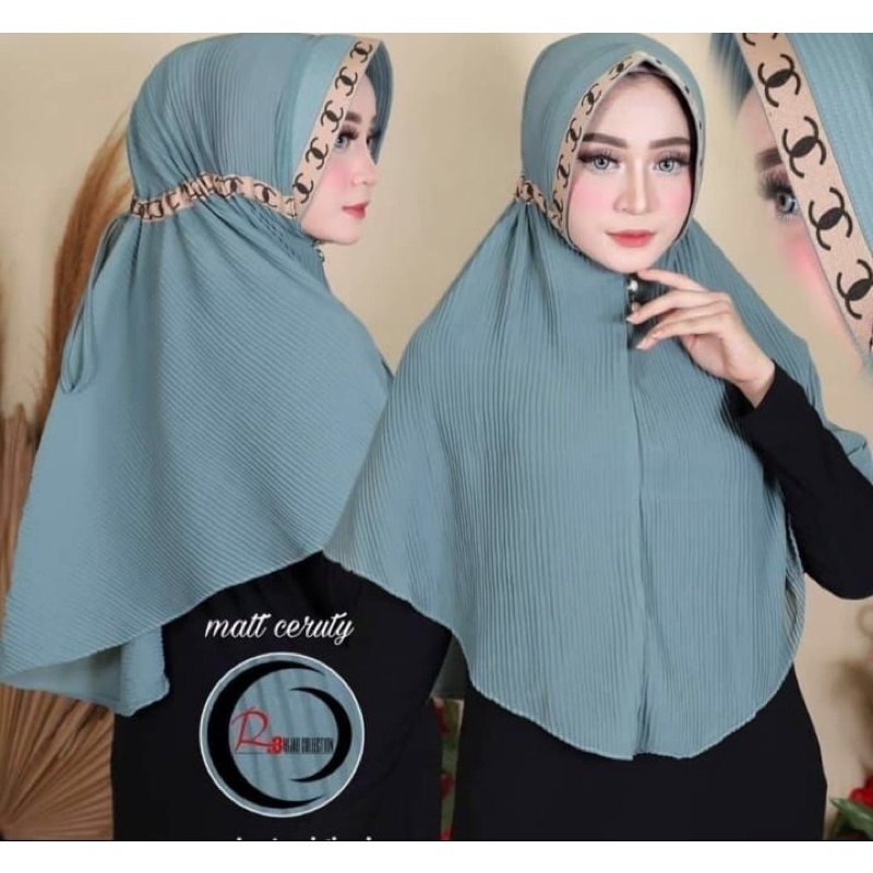 PROMO !! HIJAB INSTAN PLISKET SERUT CHANNEL CERUTY ORIGINAL R3 BEST SELLER HIJAN INSTAN  CERUTY SERUT CHANNEL