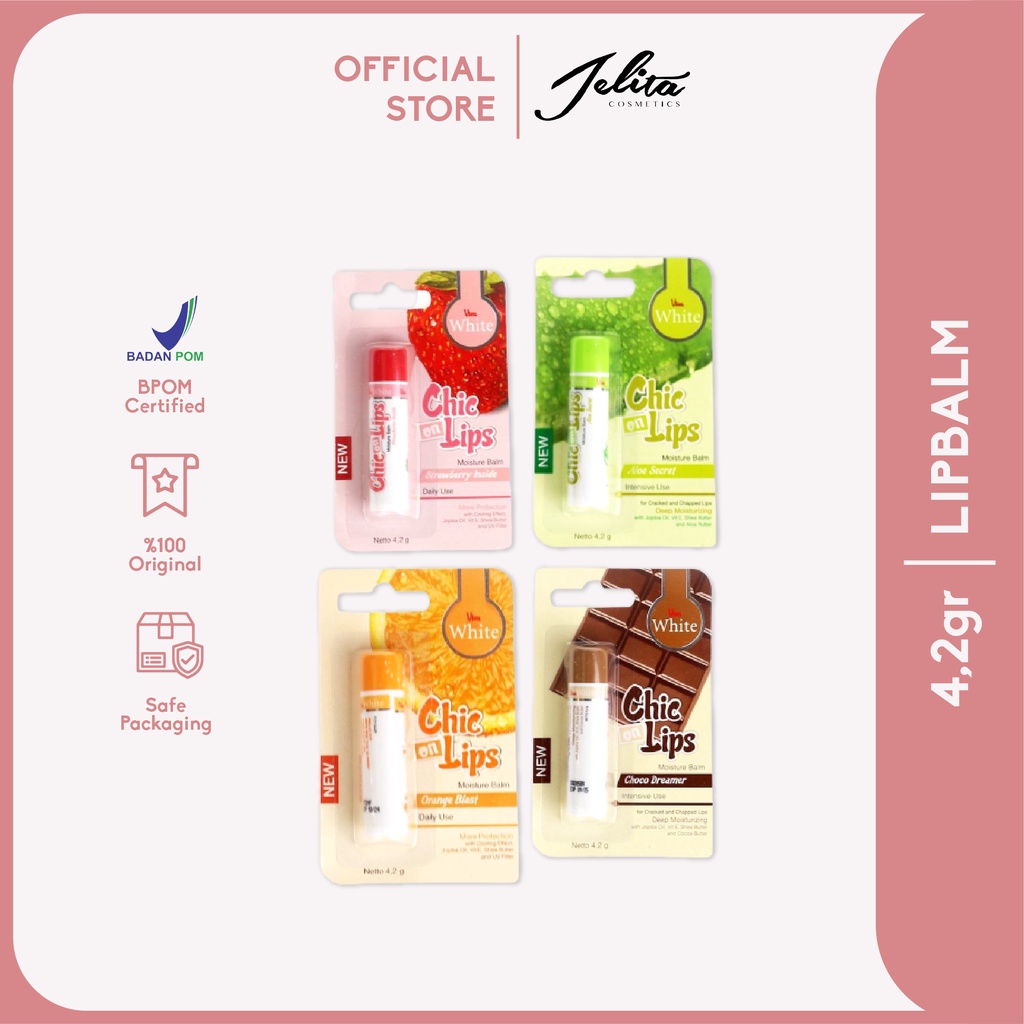 Jelita Cosmetics - Viva Chic On Lips Moisture Balm