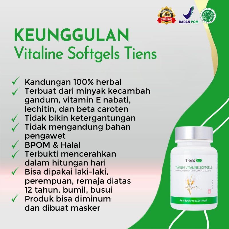 VITALINE TIENS PEMUTIH BADAN