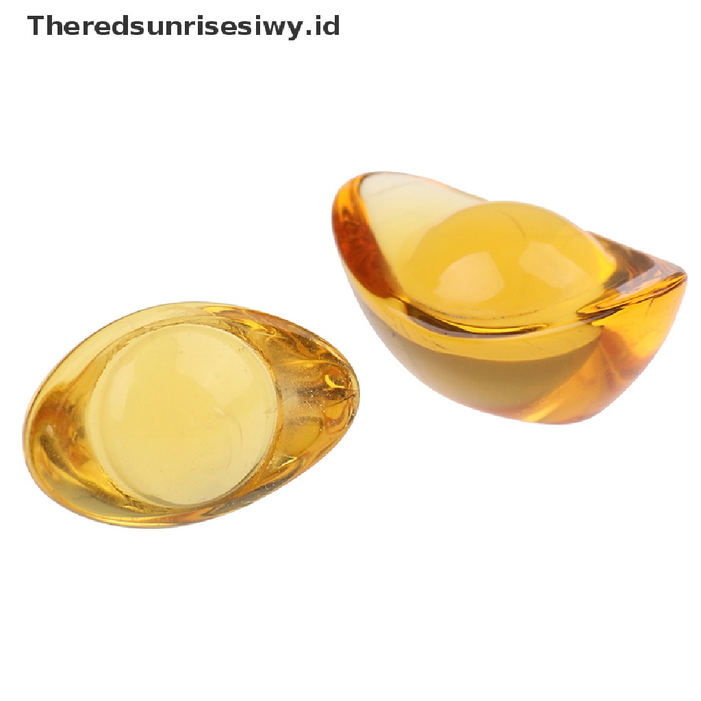 Theredsunrisesiwy.id 5pcs Dekorasi Rumah Keberuntungan Feng Shui Yuan Bao Ingot