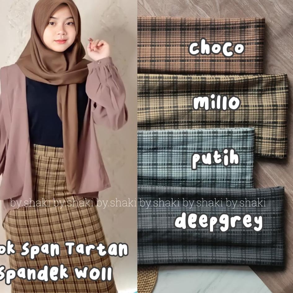 ROK SPAN TARTAN Bestseller Rok Tartan Kotak Panjang | Rok Span Kotak Panjang "BSB. 998862"