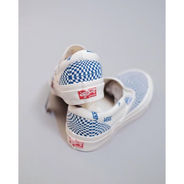 Vans Slip On Vault OG LX Optical Warp Checkerboard Original