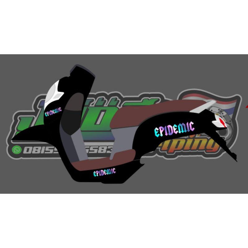 STICKER CUTTING/CUTTING STICKER SCOOPY NEW HOLOGRAM EPIDEMIC