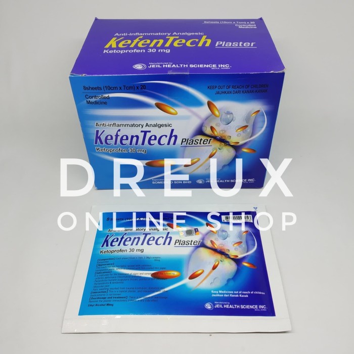 [IMPORT] KEFENTECH PLASTER Anti-inflammatory Analgesic Ketoprofen 30mg
