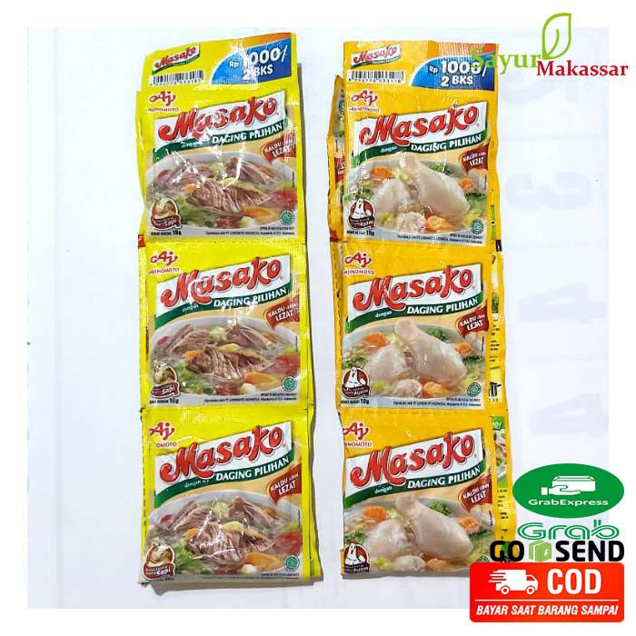 

Masako Ayam Dan Sapi Sachet 1 Gantung Makassar