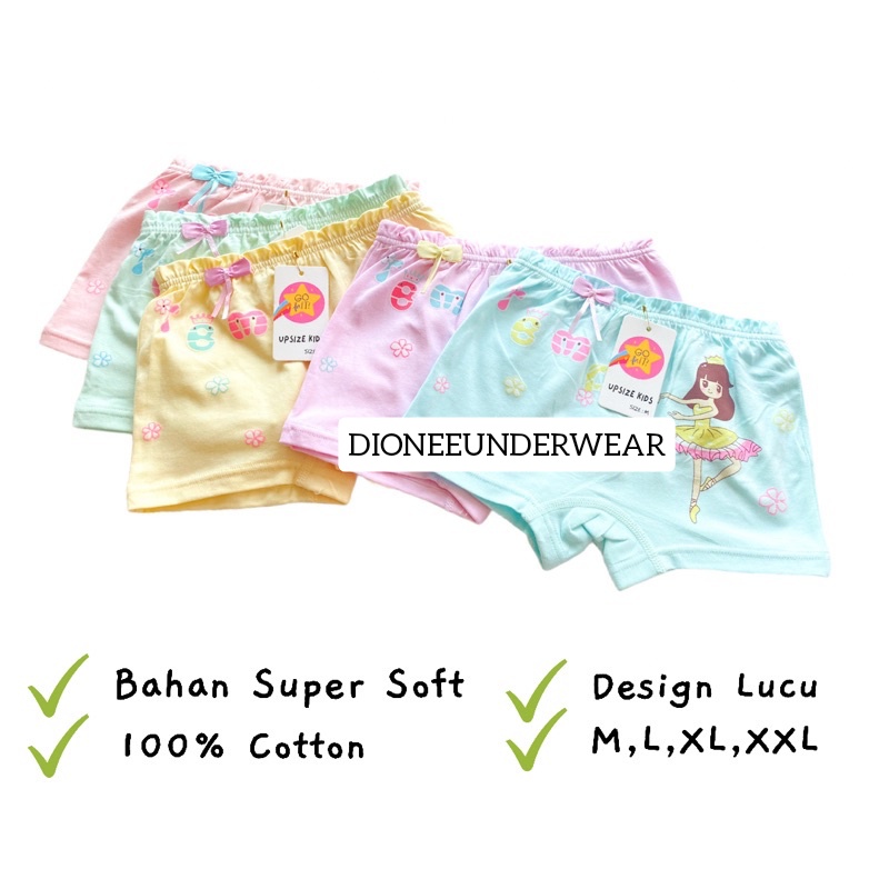 CD Celana Dalam Anak Perempuan Cewek Remaja ABG Kancut Celana Dalam Boxer Anak Perempuan Princess Celana dalam anak Celana Boxer Murah Celana Anak Prempuan
