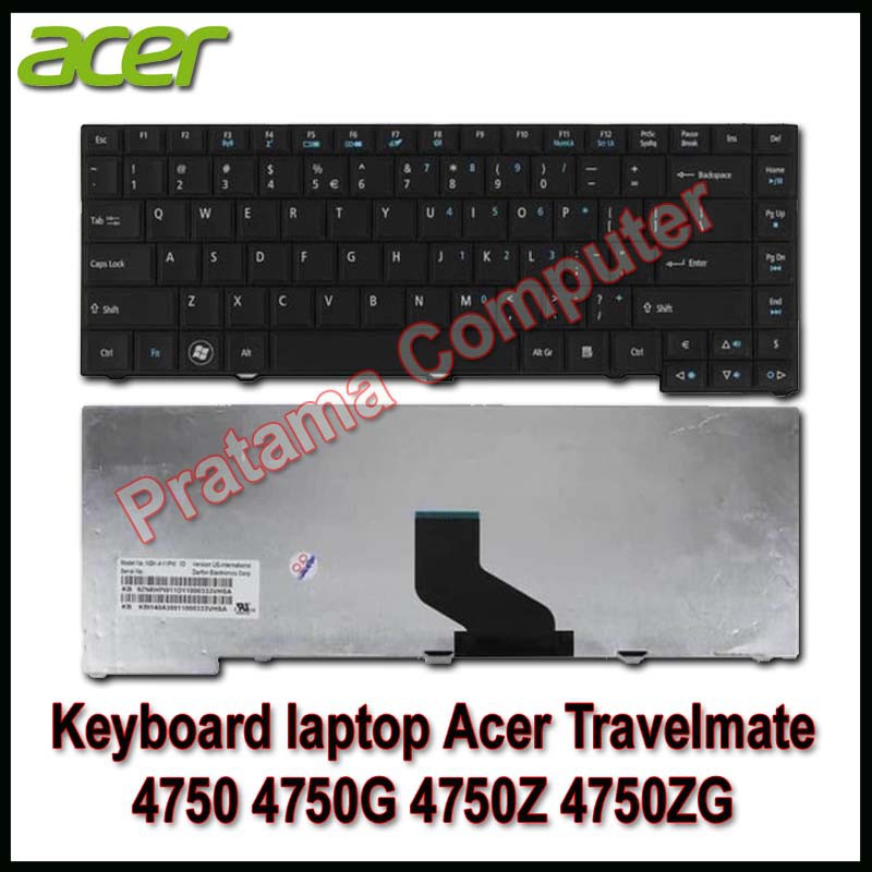 Keyboard laptop Acer Travelmate 4750 4750G 4750Z 4750ZG Series