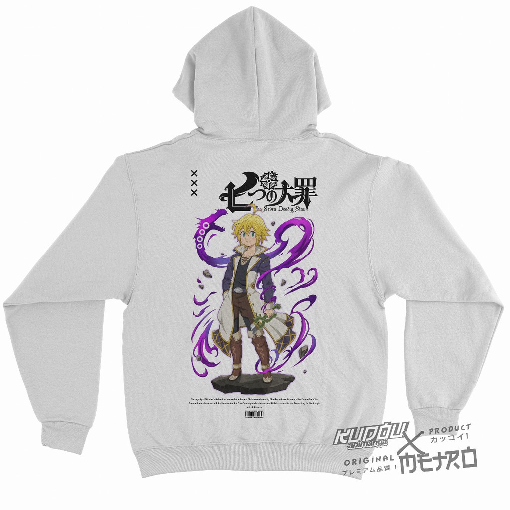 Hoodie Meliodas Dragon Sin Seven Deadly Sins Nanatsu No Taiza Anime Manga Premium