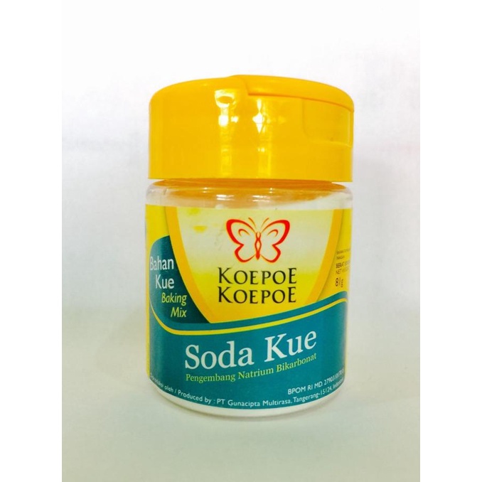 

Soda Kue Koepoe koepoe Baking Soda Pengembang Kue 81 gr Natrium