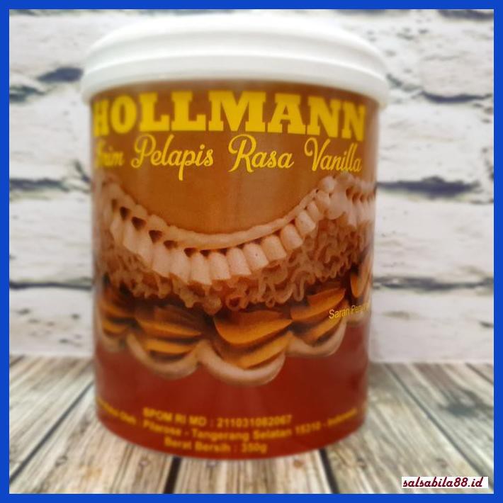 

Rettubagetnem- Hollmann / Hollman / Holmann / Holman Butter Cream Vanilla/Vanila 350G - Non Bubble