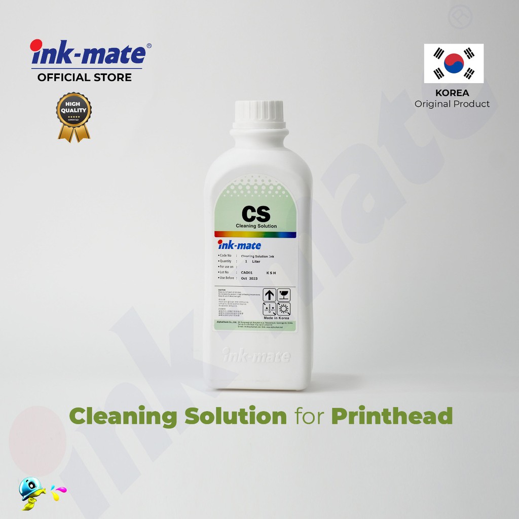 Cleaning Solution Dye inkmate For Epson Canon HP Brother 1L