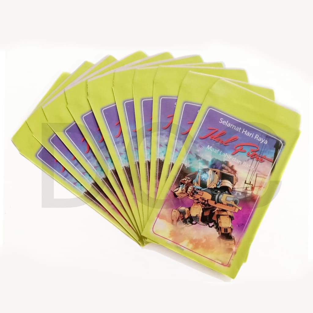 Amplop Lebaran Kecil 1 Pack Isi 10pcs Karakter Lucu