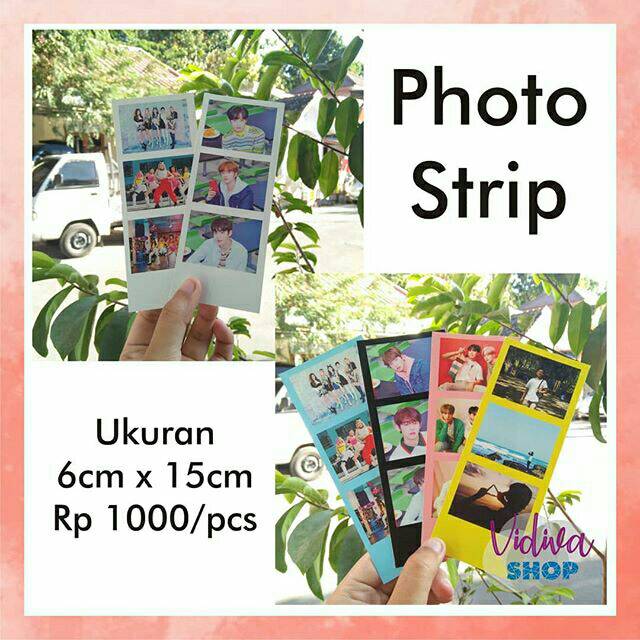 Photostrip Costum | Polaroid Strip Costum | KPOP BTS BLACKPINK TWICE