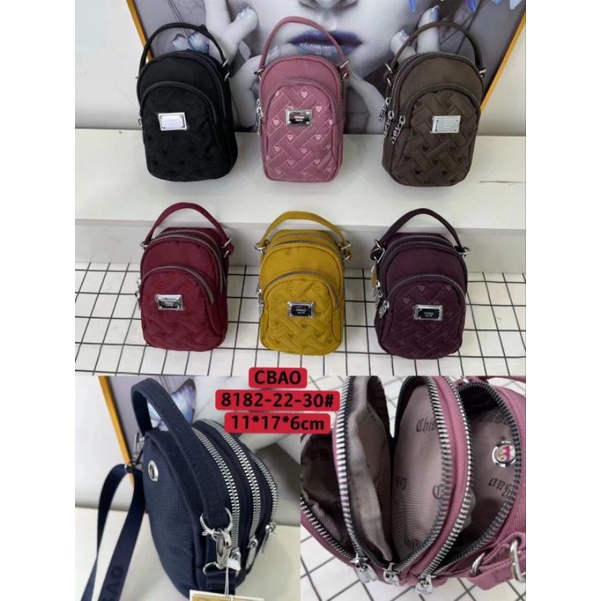 Tas chibao selempang CB8182-22-30#(KANVAS)