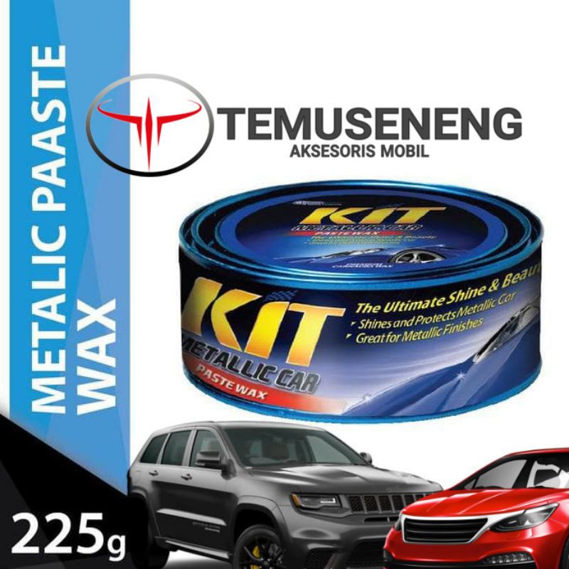 Kit Paste Wax Metallic Car Biru Pengkilap Bodi Poles Body Mobil Metalik 225 Gr Murah