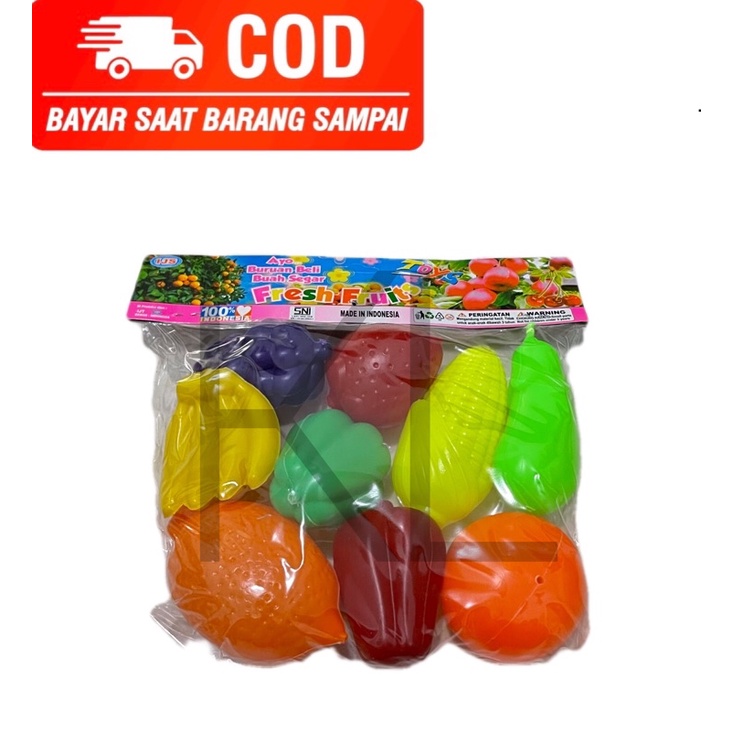 MAINAN EDUKASI BUAH BUAHAN SEGAR B506 / MAINAN ANAK BUAH BUAHAN