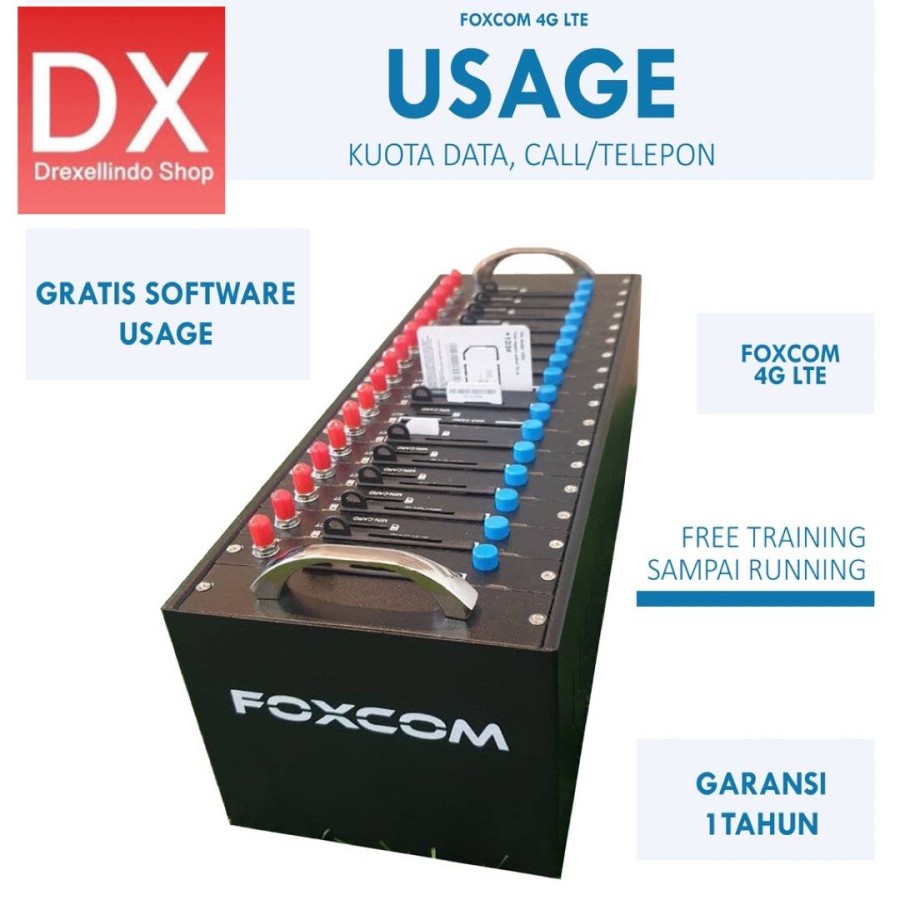 Modem Pool FOXCOM DATA USAGE 4G 16 PORT