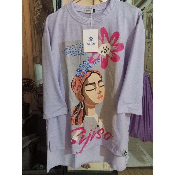 Kaos viral sijiso lilac, kaos slebew