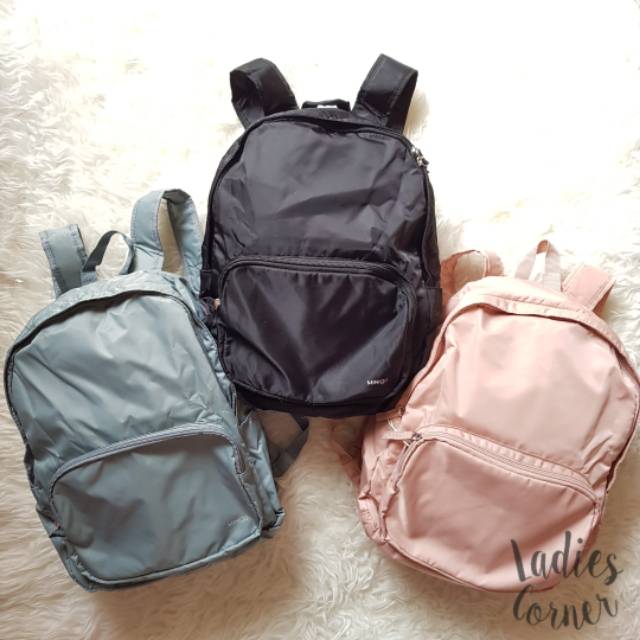 miniso foldable backpack