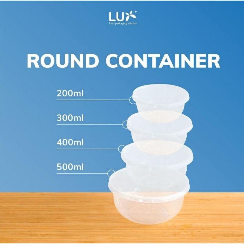 Thinwall Bowl Mangkok Lux 200ml 25set - Mangkok Puding Mangkok Bubur