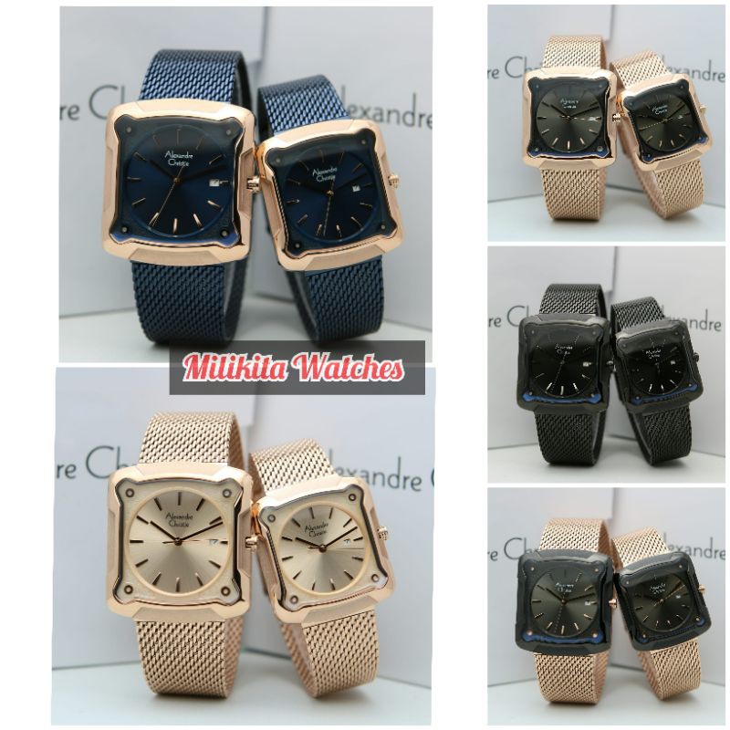 [ORIGINAL100%✔]JAM TANGAN COUPLE ALEXANDRE CHRISTIE AC3030 / AC 3030 GARANSI RESMI 1TAHUN