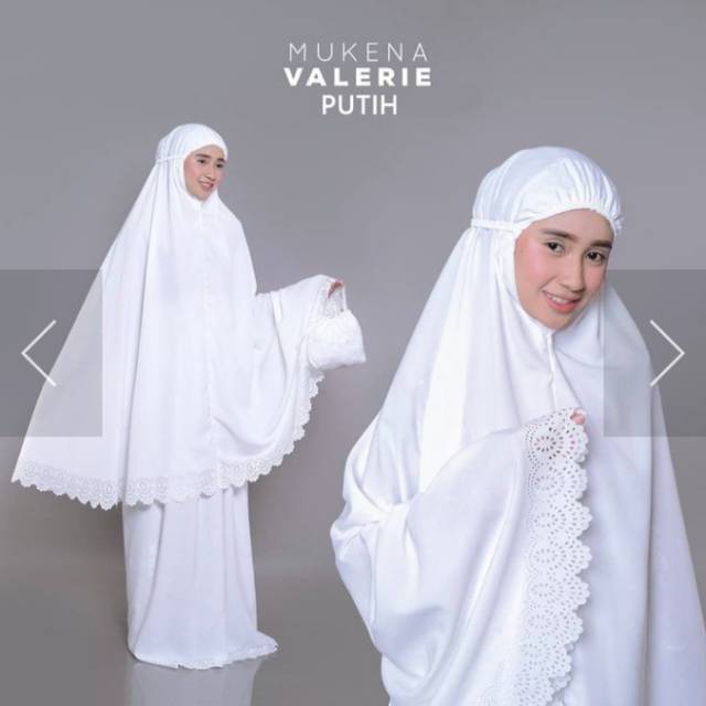 MUKENA BSY VALERIE PUTIH