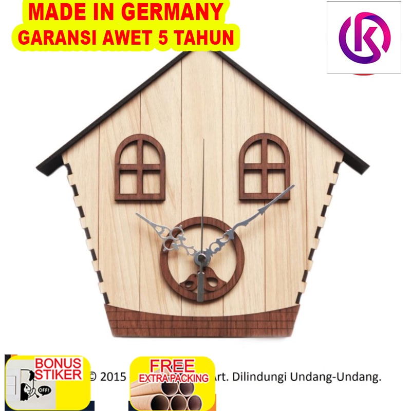 

Promo Jam Dinding Unik Artistik - BirdHouse Wall Clock