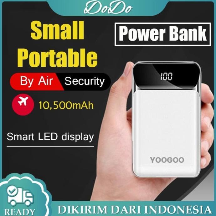 PROMO Powerbank Dual USB Real Capacity Mini Power Bank 10500mAh Quick Charge/POWERBANK 20000 MAH/POWERBANK MINI/POWERBANK ROBOT/POWERBANK IPHONE/POWERBANK 10000 MAH/POWERBANK FAST CHARGING/POWERBANK WIRELESS/POWERBANK ANKER