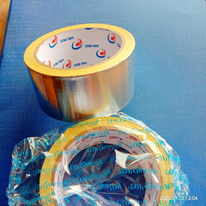 

Produk Unggulan Lakban Alumunium Foil 2" Merk Star Tape Sale!!!