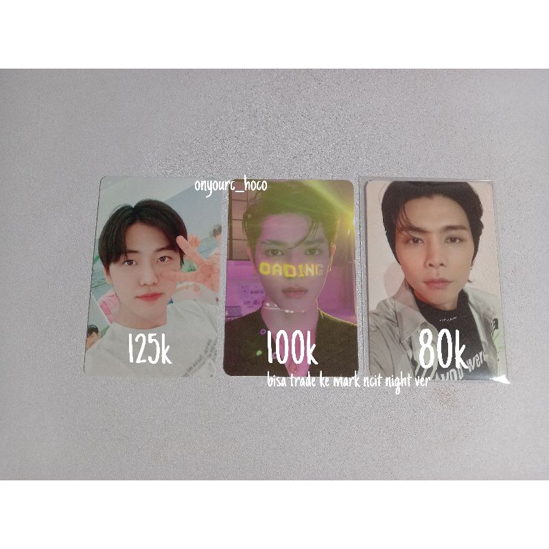 NCT Dream Na Jaemin Hello Future Yizhiyu Fansign yzy photocard round 2 b pc