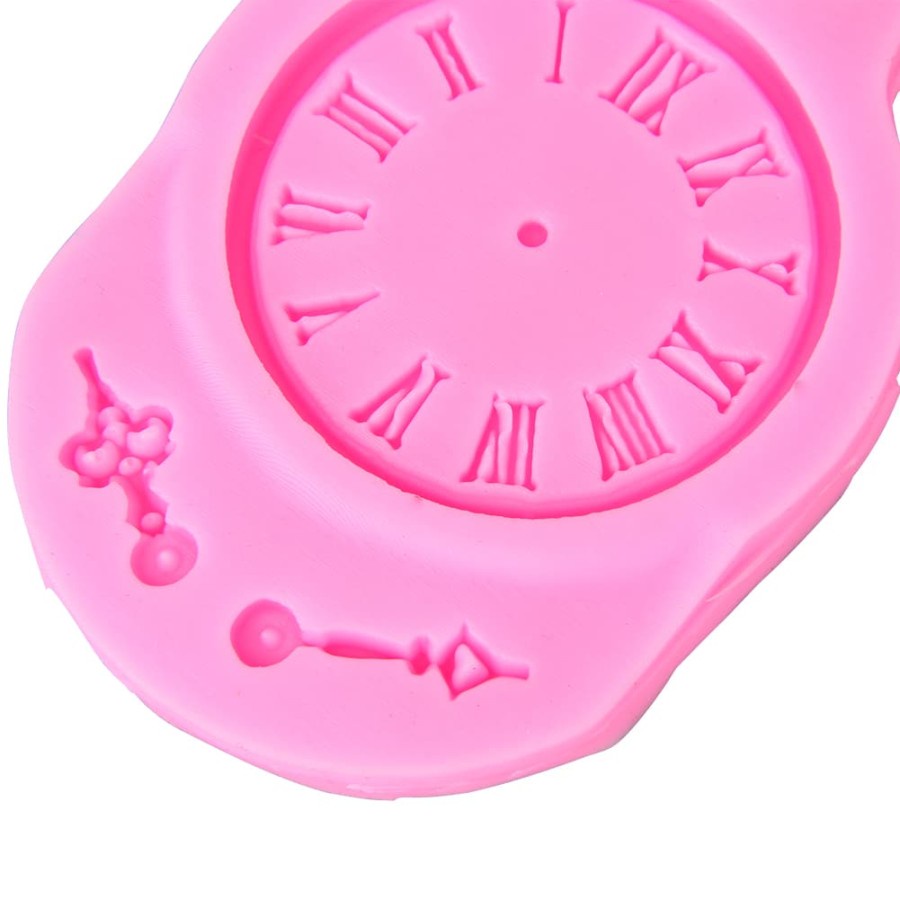 3D Silicon Mold Fondant Cake Decoration - Pocket Watch