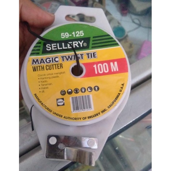 

Kabel Twist Tie Pengikat Kabel (Magic Twist Tie) 100 Meter