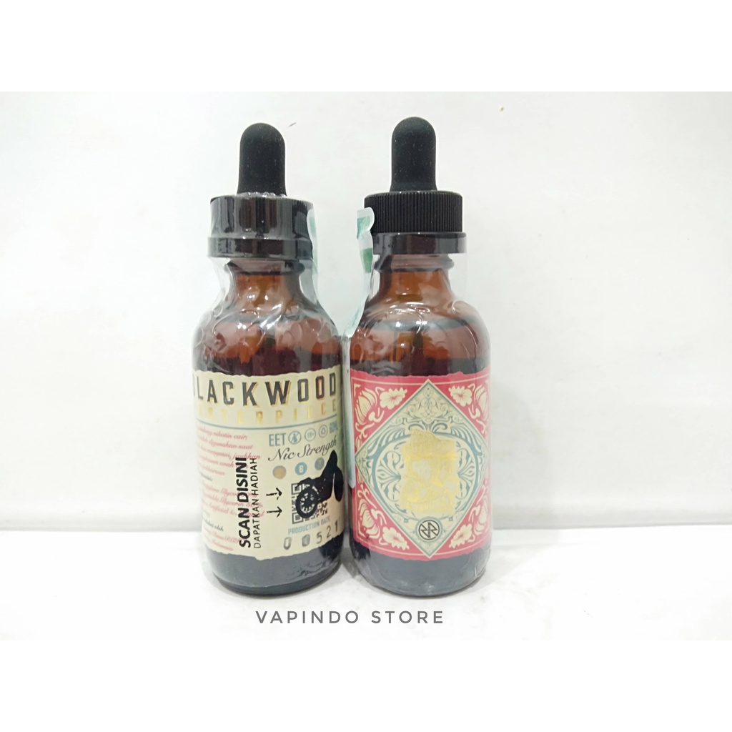 BLACKWOOD MASTERPIECE 60ML 3MG STRAWBERRY VANILLA TOBACCO BY RCKS