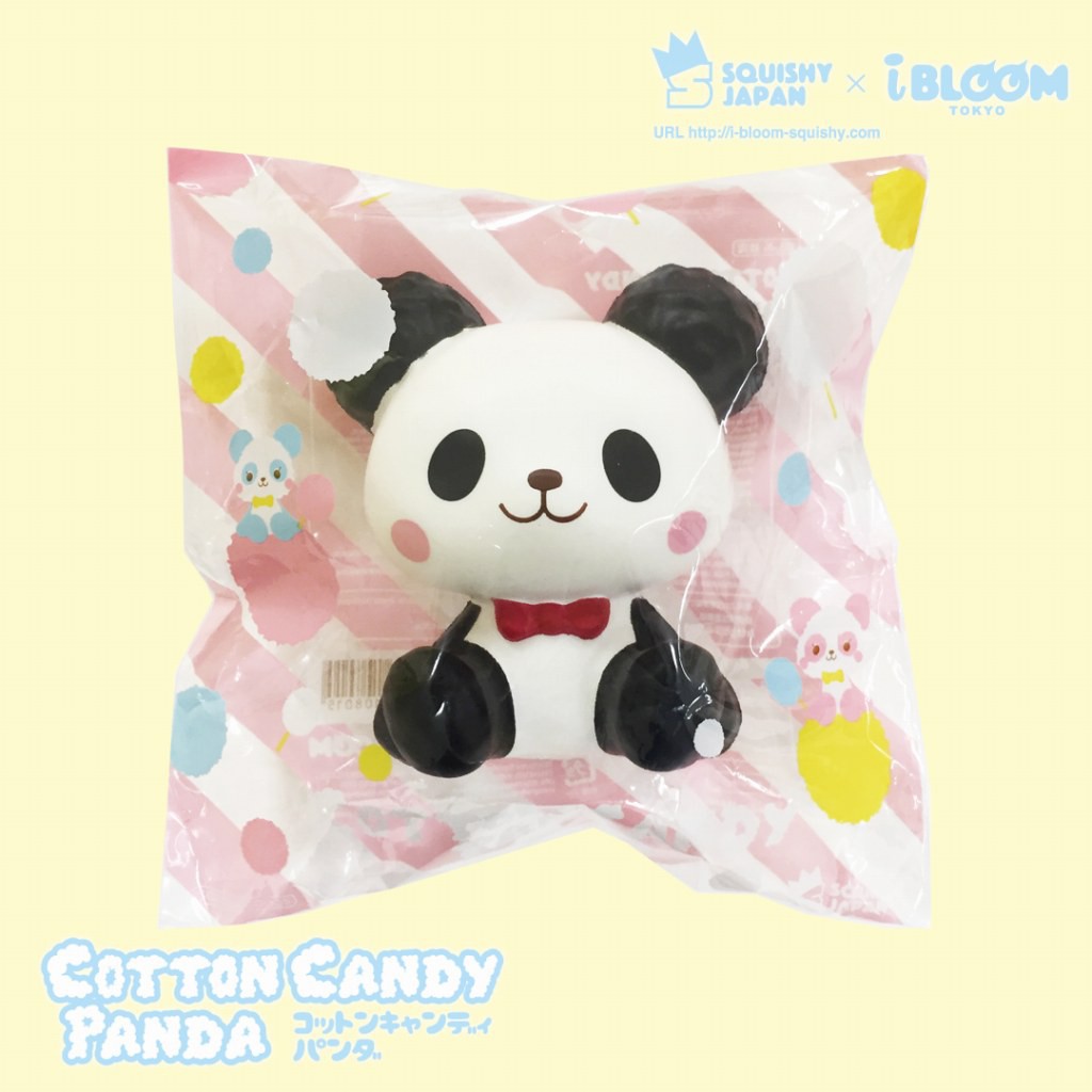 cotton candy panda squishy