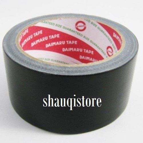 

LAKBAN KAIN/CLOTH TAPE DAIMARU HITAM UKURAN 48MM X 12 M