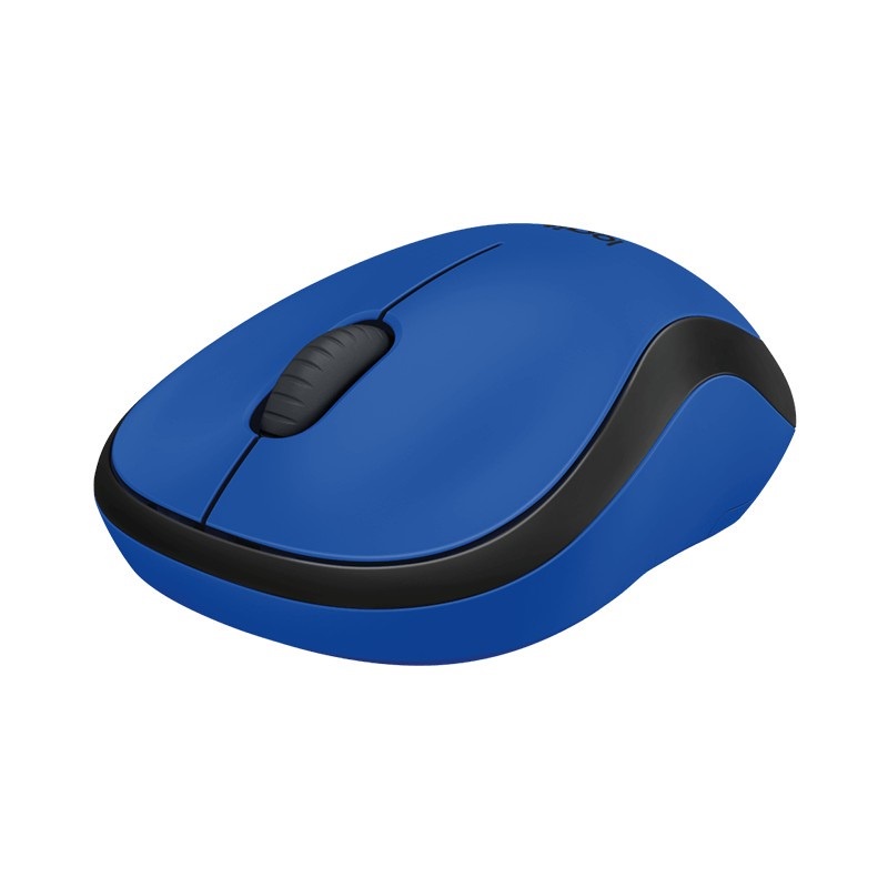 Gramedia Bali - Logitech M221 Silent Wireless Mouse - Blue