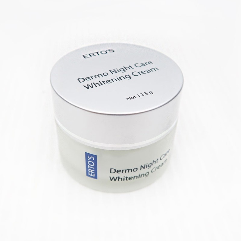 Ertos Night Cream Whitening Original Cream Malam Pemutih Wajah Muka Glowing 100% Original BPOM