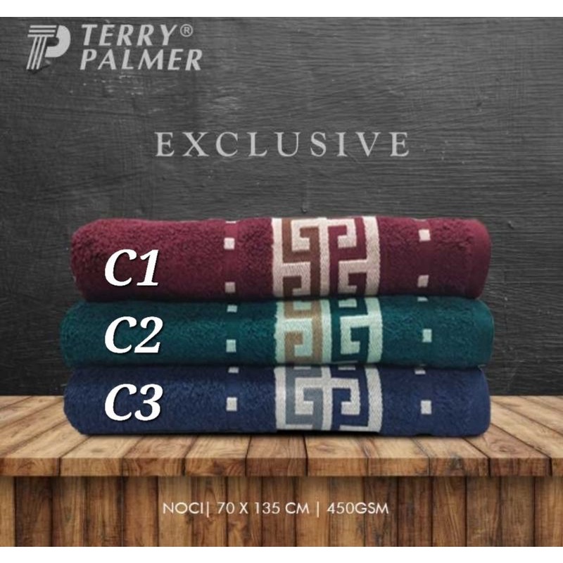 Handuk Terry Palmer Motif EXCLUSIVE 70x140 Premium Cotton Tebal Bagus Serap Air  BERKUALITAS