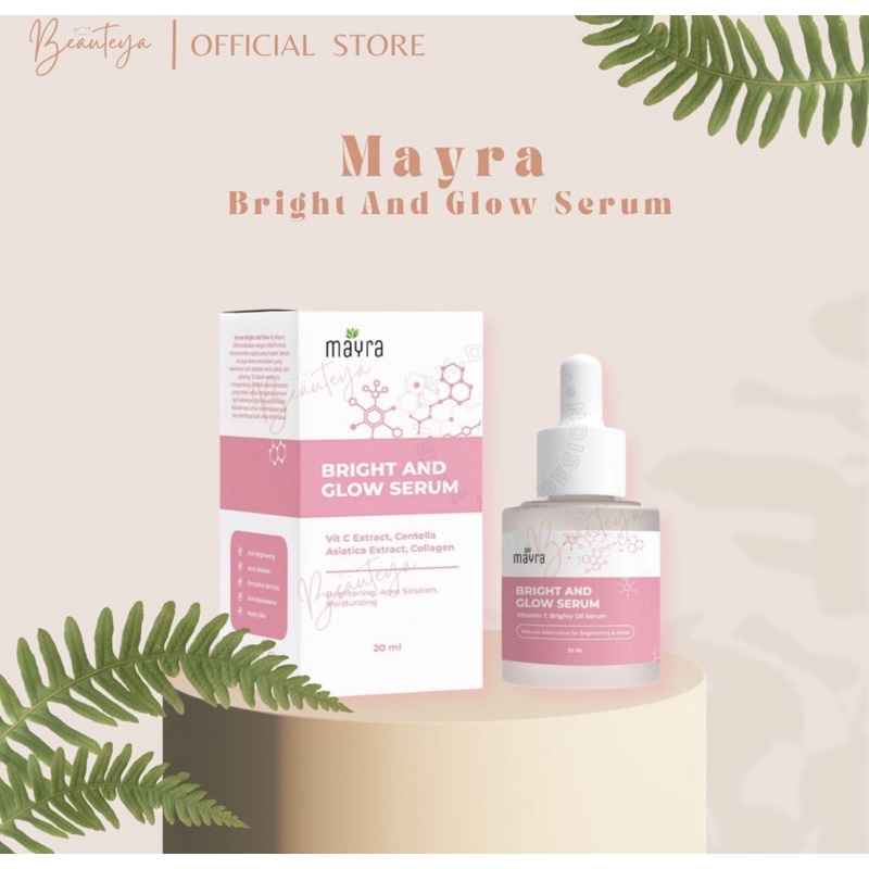 MAYRA SERUM BRIGHT AND GLOW SERUM WAJAH PENCERAH