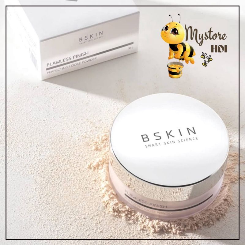 BSKIN Flawless Finish Perfecting Loose Powder Korea dari HDI 30gr